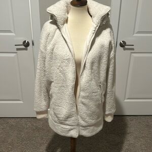 Athleta Cozy Teddy Long Jacket